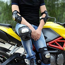 Knee Elbow Guard Free Size Black Knee Elbow Guard Free Size Black