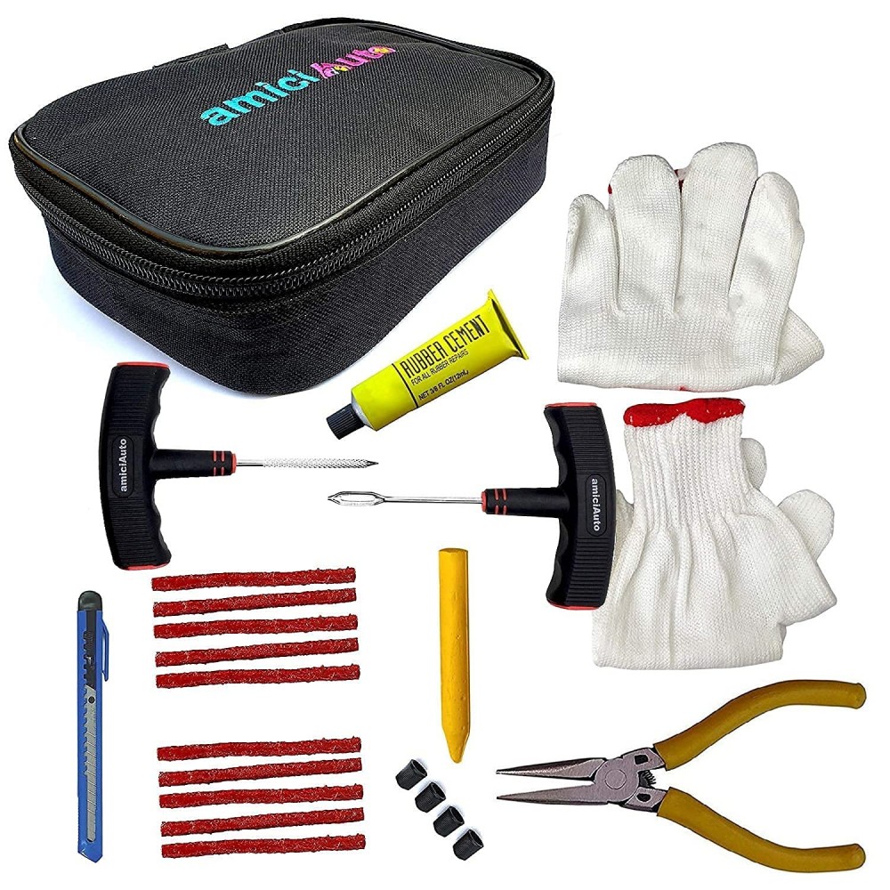 Tubeless Tyre Puncture Repair Complete Kit